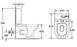 Volle FIESTA New безободковый унитаз-компакт (унитаз, бачок, сиденье slow-closing) 13-77-323, Белый