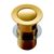 Сливной клапан Золото KFA Armatura клик-клак малый с переливом (660-354-31), Золото