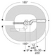 Слив-перелив для ванны Geberit с поворотным механизмом и впускным штуцером, d52, длина 26 см: d=40/50 (150.700.00.6)