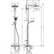 272980000 Душевая система Hansgrohe Crometta S 240мм Showerpipe с термостатом и изливом для ванны, Хром