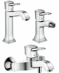 Hansgrohe Metropol Classic  набор смесителей для ванны, раковина, биде (31302000+ 31340000+ 31320000)