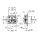 Душова система з термостатом Grohe SmartControl хром 34-614-SC0 NEW верхній душ 210мм, Хром