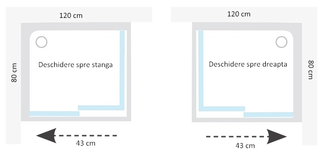 Душова кабіна (профіль білий, розсувні двері) Ravak Matrix MSDPS-120/80 L (0WLG4100Z1)