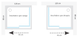 Душова кабіна (профіль білий, розсувні двері) Ravak Matrix MSDPS-120/80 L (0WLG4100Z1)