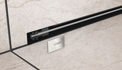 Дизайн-вставка для душового лотка Viega Advantix Vario 300-1200 мм настінна, хром матовий, (736569)