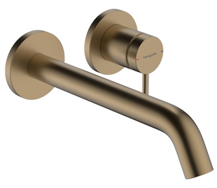 Смеситель Tecturis S 225 для умывальника со стены, Brushed Bronze (73351140)