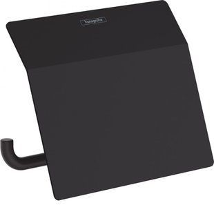 Держатель туалетной бумаги Hansgrohe AddStoris закрытый, Matt Black (41753670)