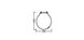 Крышка-сиденье Devon&Devon Etoile 2IBSEBIAET, МДФ белое лакированное, фурнитура - хром/светлое золото