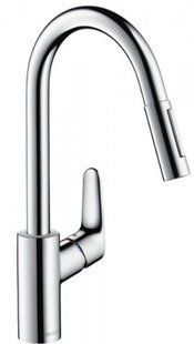 Hansgrohe Focus змішувач для кухні з висувним виливом 31815000
