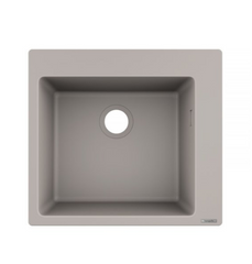 Кухонная мойка Hansgrohe S51 S510-F450 серый бетон (43312380)