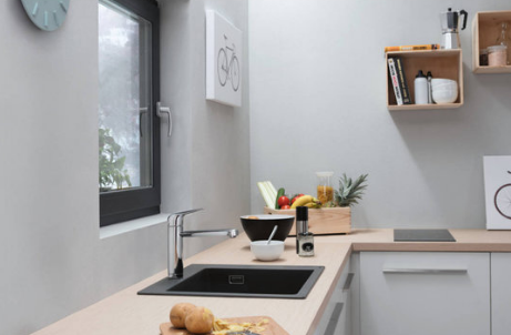 Кухонная мойка Hansgrohe S51 S510-F450 серый камень (43312290)