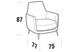Дизайнерское кресло AIR фабрика LeComfort (Италия)