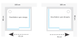 Душевая кабина правая (профиль белый, раздвижные двери) Ravak Matrix MSDPS-100/80 R (0WPA4100Z1)