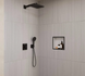 Душевая система скрытого монтажа Hansgrohe Raindance Alive Q 24620670 Черная матовая, Чорний