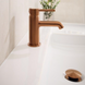 Смеситель для раковины KFA Armatura MOZA Brushed Rose Gold 5032-815-34, Розовое золото