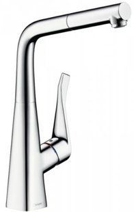 Змішувач кухонний HANSGROHE Metris 14821000, Хром
