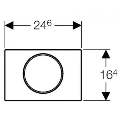 Кнопка сенсорна Geberit Sigma 10 115.890.SN.6, Нержавеющая сталь