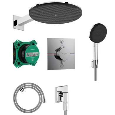 Душевая система скрытого монтажа Hansgrohe Raindance Alive S 300 1jet 24630000, Хром