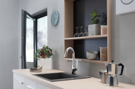 Кухонная мойка Hansgrohe S51 S510-F660 серый камень (43313290)