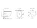 Інсталяція з унітазом комплект, Grohe + безободковий унітаз Simple Bend Whirpool Asignatura (Іспанія), Білий