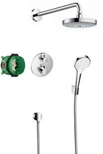Душевая система скрытого монтажа Hansgrohe Design ShowerSet Croma Select S 27295000