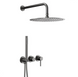 Душевая система скрытая KFA Armatura MOZA Gun Metal Grey PVD 5039-511-61, графит