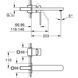 Grohe Plus Змішувач для раковини на 2 отвори, L-Size 203мм (29306003), Хром