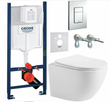 Інсталяція Grohe UA3873200A + унітаз Devit Lite Vortex Flush з кришкою slim, мікроліфт