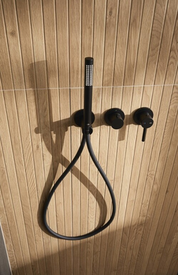 Душевая система скрытая KFA Armatura MOZA Black 5039-511-81, Черный