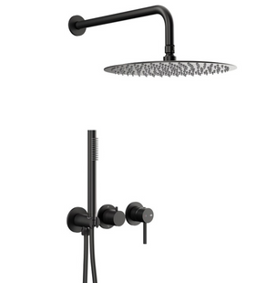Душова система прихована KFA Armatura MOZA Black 5039-511-81, Чорний