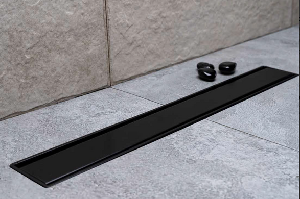 Душевой канал Pestan Confluo Primo Compact Line Matte Black 65 см (13702524), Черный, 650 мм