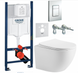 Інсталяція Grohe UA3873200A + унітаз Devit Lite Vortex Flush з кришкою slim, мікроліфт