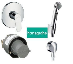 Комплект гігієнічного душу Hansgrohe Focus E2, Хром