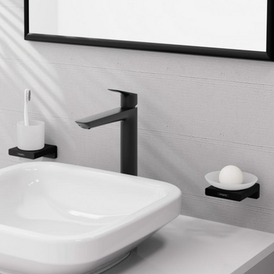Смеситель Hansgrohe Logis Fine 240 для умывальника, Matt Black (71257670), Черный