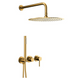 Душевая система скрытая KFA Armatura MOZA Brushed Gold PVD 5039-511-31, Золото
