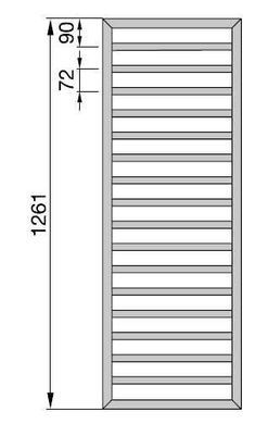 Полотенцесушитель Zehnder Subway арт. SUBC-130-060, хром, Хром