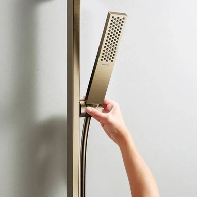 Ручной душ Hansgrohe Pulsify E 100 1jet EcoSmart+, Polished Gold Optic (24321990), Золото