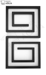 Сушка для рушників 530х1000 мм 08 Labyrinth, Чорний