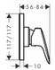 Комплект гигиенического душа Hansgrohe Logis E (71604000, 13620180, 32129000, 26457000), хром (20200010), Хром