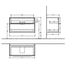 Villeroy & Boch Subway 3.0 Комплект мебели для ванны 100 cm светлое дерево SETC57000VJ