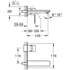 Смеситель для раковины Grohe Lineare (19409001), Хром