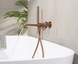 Смеситель для ванны скрытый KFA Armatura MOZA Brushed Rose Gold PVD 5039-411-34 , Розовое золото