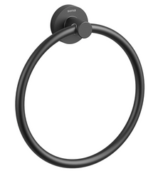 Держатель-кольцо для полотенец SONIA Astral 192мм округлый металлический черный 185153