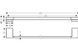 Полотенцедержатель Hansgrohe AddStoris 62,6/64,8 см, Matt Black (41747670)