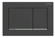 Змивна клавіша Geberit Omega30 для подвійного змиву: чорний матовий, фарбований (115.080.14.1)