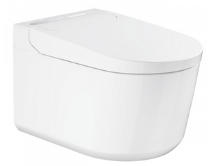Унітаз-біде Grohe Sensia Pro безободковий підвісний електронний, білий (36508SH0), Білий