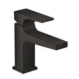 Hansgrohe Metropol 32500670 Смеситель для умывальника с клапаном push-open, Черный