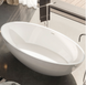 Ванна отдельностоящая Gruppo Treesse Carezza 180 x 85 x h52 см V308BL, Белый