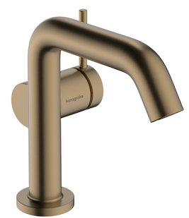 Смеситель Tecturis S 110 Fine CoolStart для умывальника с донным клапаном, Brushed Bronze (73320140), бронза