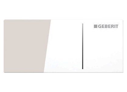 Cмывная клавиша Geberit "Sigma 70" стекло белое 115.635.SI.1